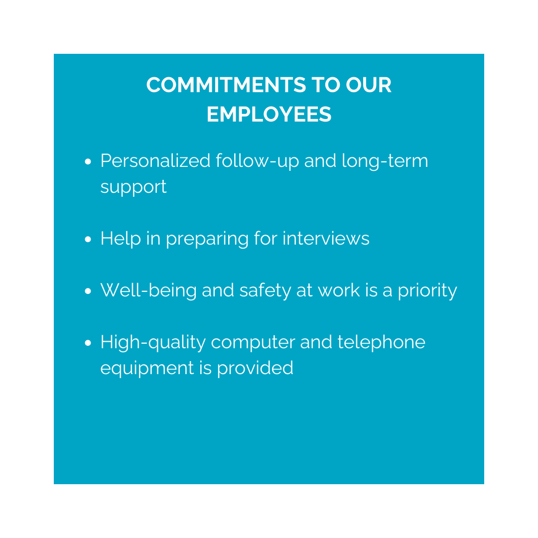 commitments to out employees